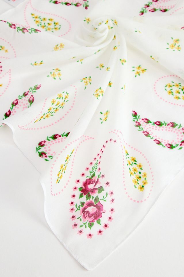 UO Blumenmuster Baumwolle Schal #3