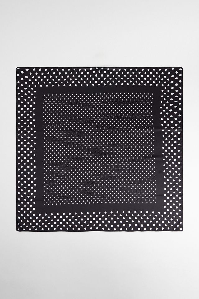 UO Silky Warped Polka Dot Headscarf #2