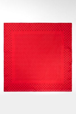UO Silky Warped Polka Dot Headscarf
