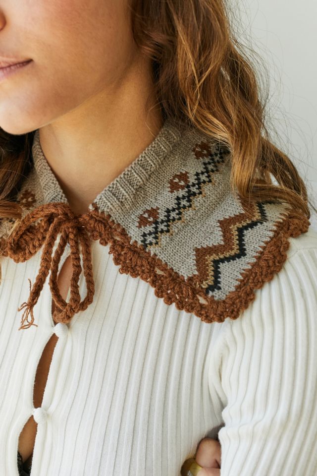 Nordic Knitted Collar | Urban Outfitters UK