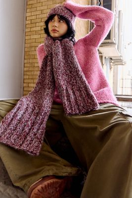 UO Rosie Slub Blanket Scarf