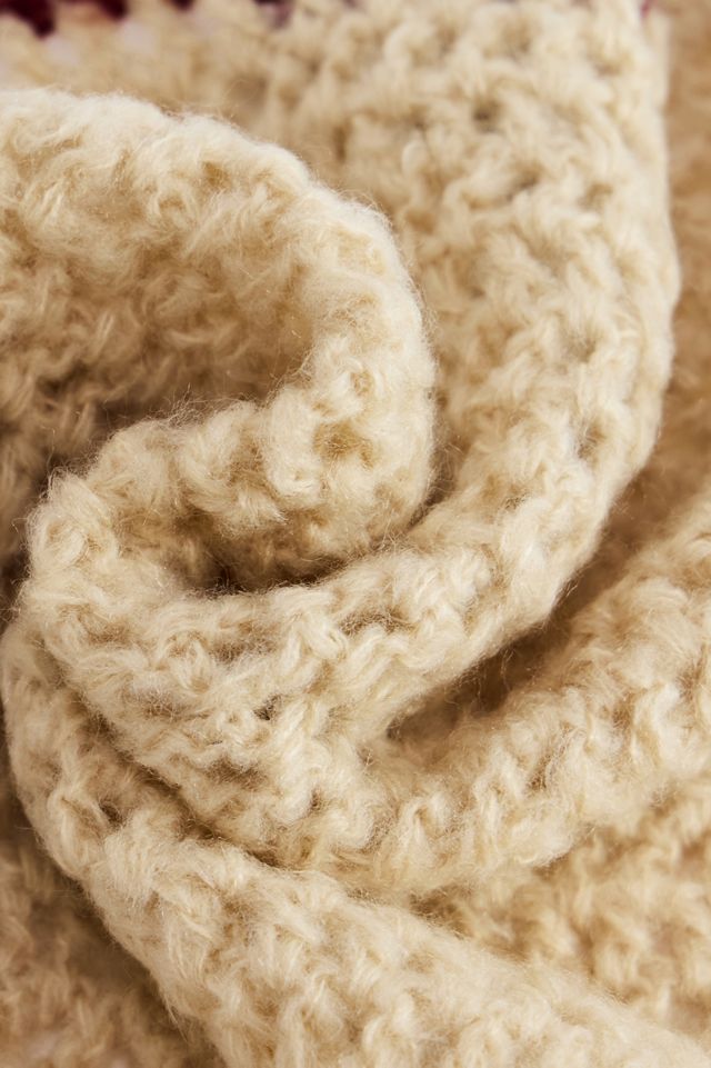 UO Triangle Open Knit Scarf #3