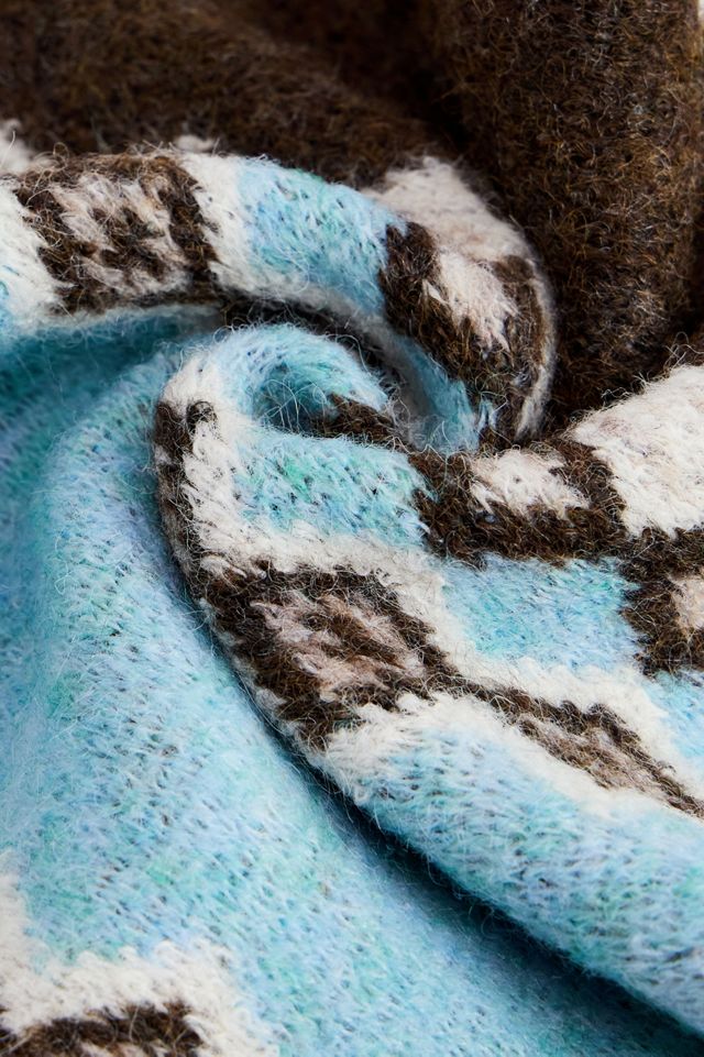 UO Fairisle Triangle Scarf #1