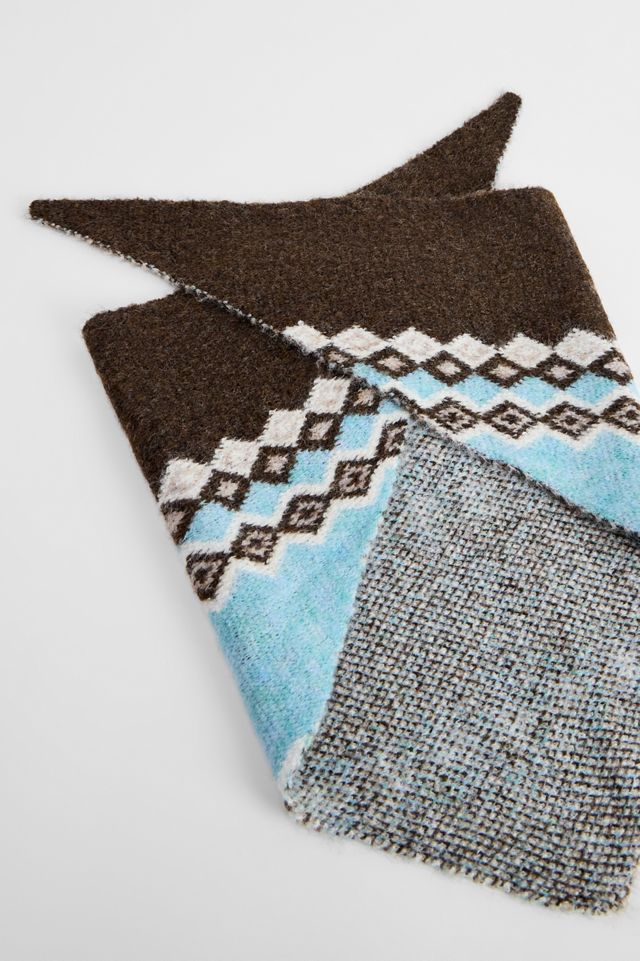 UO Fairisle Triangle Scarf #2
