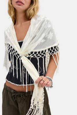 UO Fringed Shawl