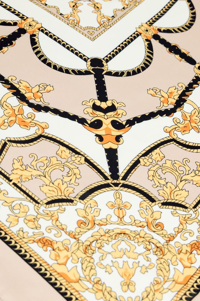 Foulard UO in Seta con Stampa a Mosaico #4