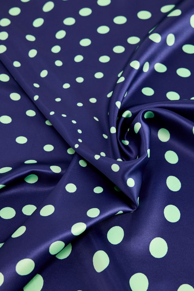 Foulard UO en soie à pois #4