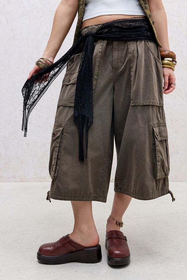 UO Lace Tassle Skinny Scarf #1