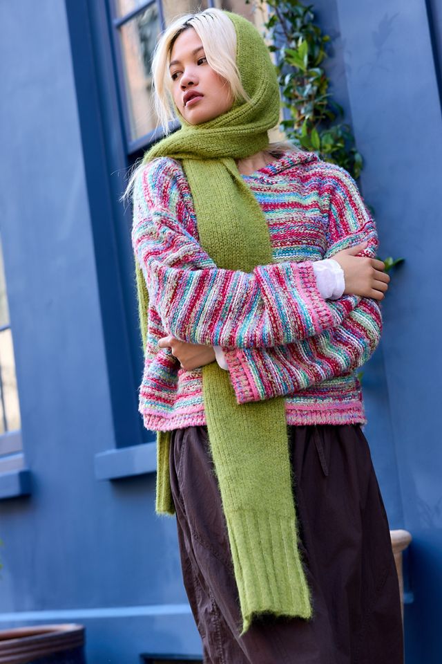UO Georgia Hooded Scarf #1
