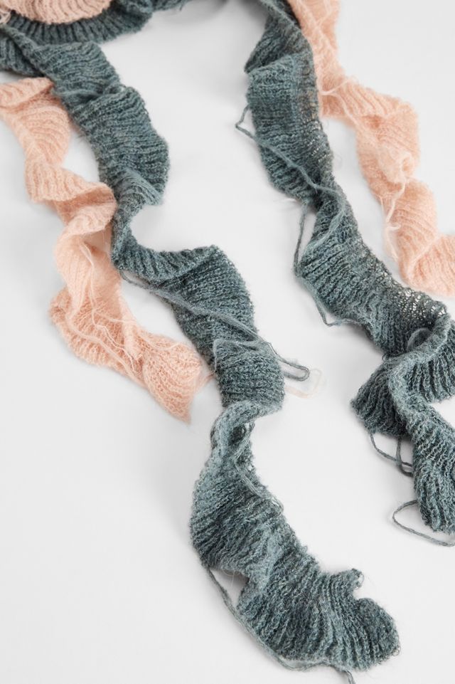 Kimchi Blue Knit Waterfall Scarf #1