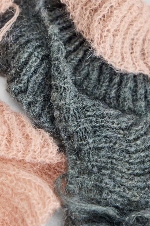 Kimchi Blue Knit Waterfall Scarf #2