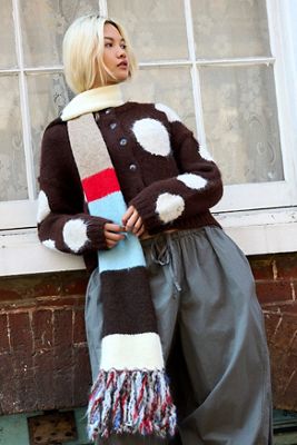 UO Esme Stripe Skinny Scarf