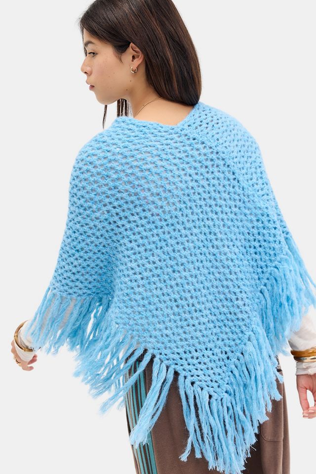 Poncho tricoté UO Jacquie #3