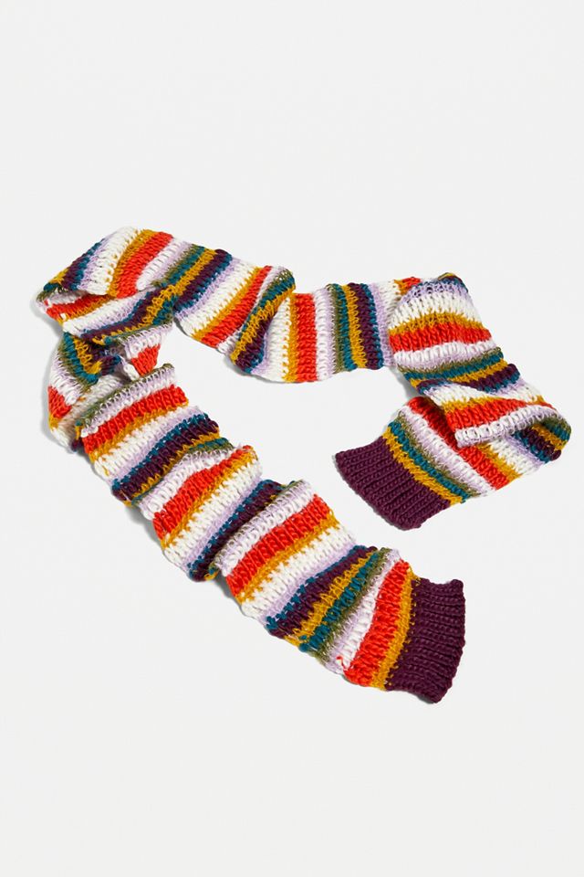 UO Striped Knit Scarf #5