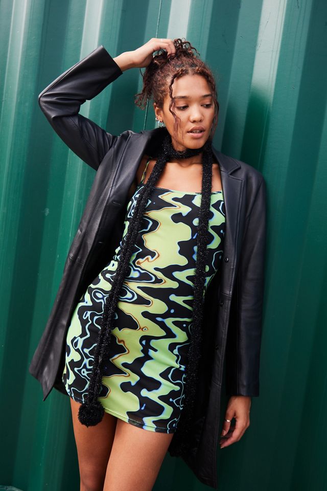 UO Glitter PomPom Scarf Urban Outfitters UK