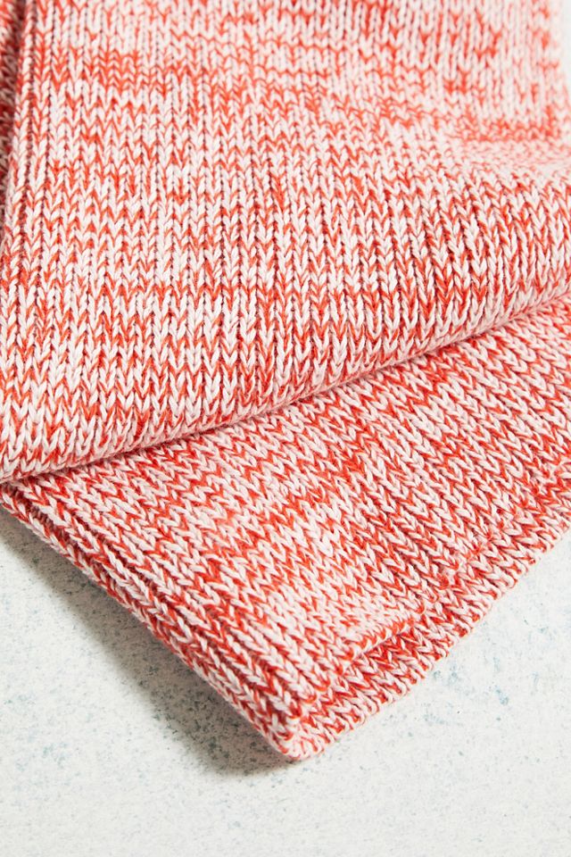 Damson Madder Sciarpa in maglia di filato macchiato #4