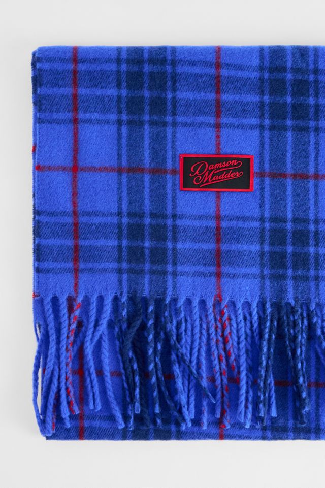 Damson Madder Blue Oversized Scarf #4