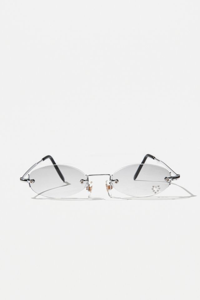 Good Times Eyewear Strass Oval Occhiali da Sole #1