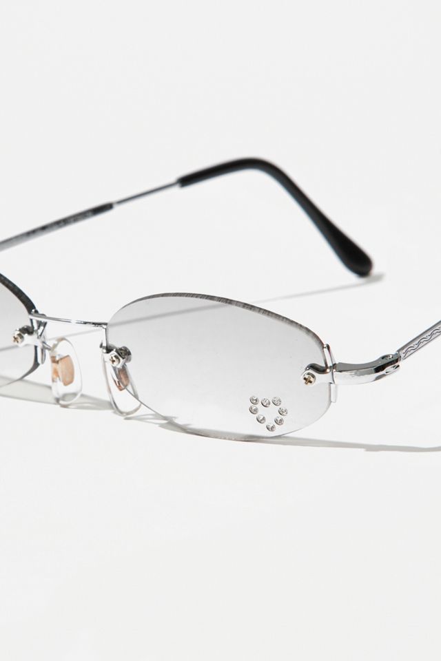 Good Times Eyewear Strass Oval Occhiali da Sole #3