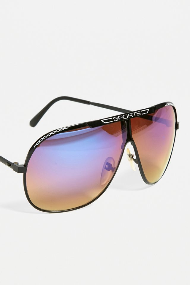 UO - Lunettes de soleil à verres Revo style sport #2