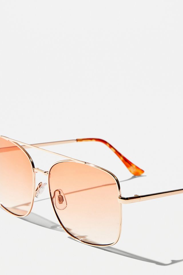 UO Holly Oversized Aviator Sunglasses #4