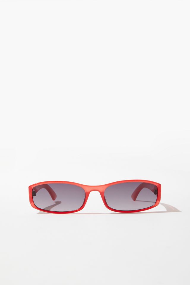 UO Josephine Skinny Oval Sunglasses  #1