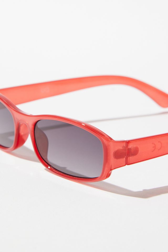 UO Josephine Skinny Oval Sunglasses  #2