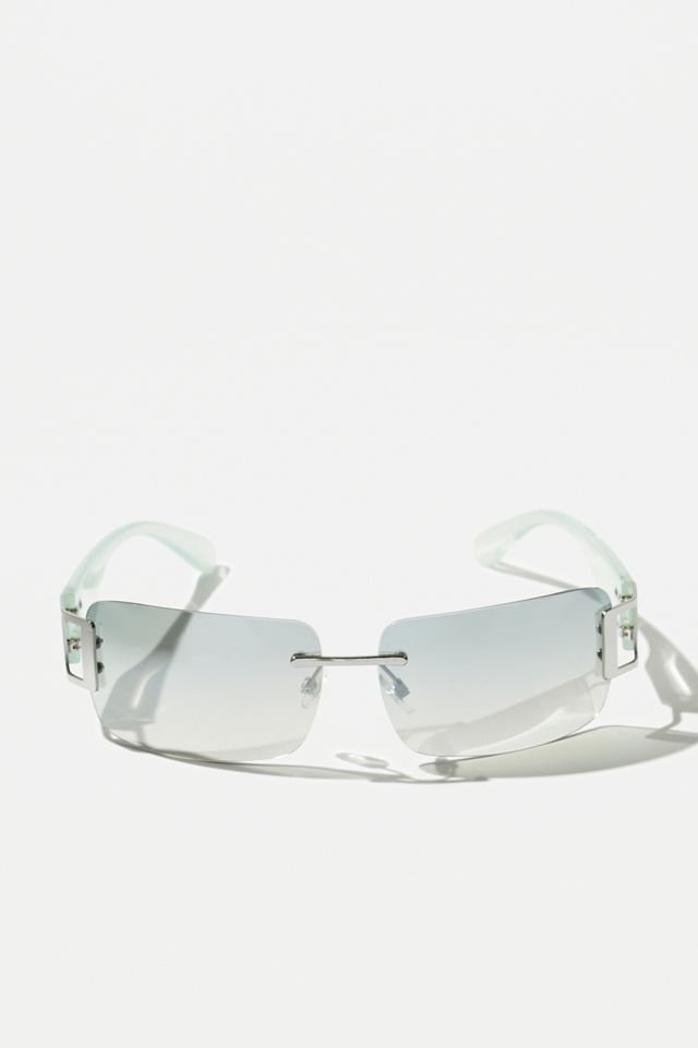 UO Maxine Y2K Rimless Sunglasses  #1