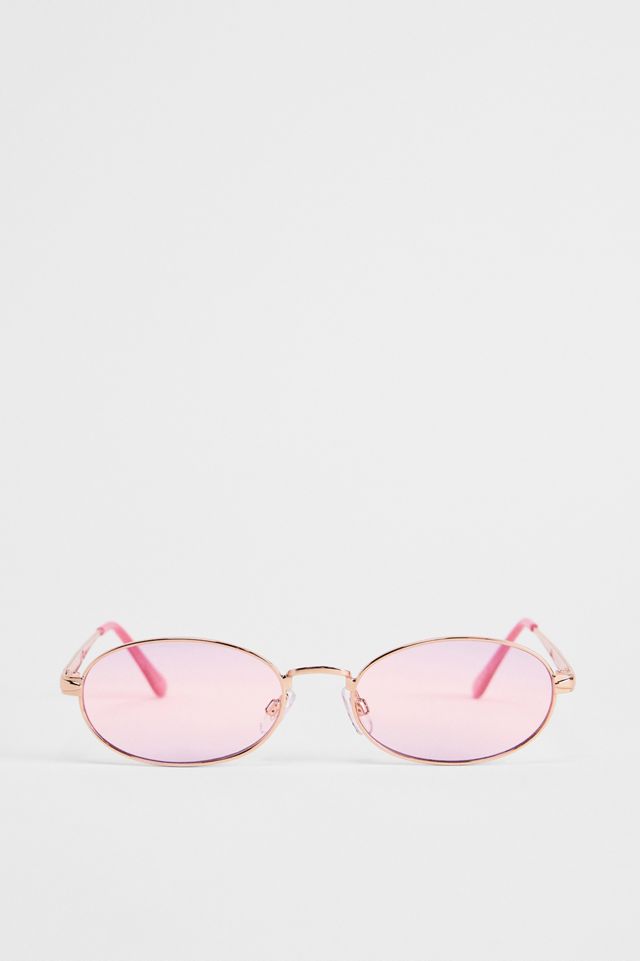 UO Gwyn Metal Oval Sunglasses #1