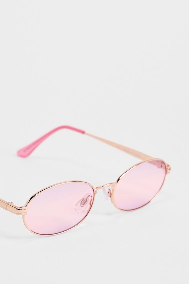 UO Gwyn Metal Oval Sunglasses #2
