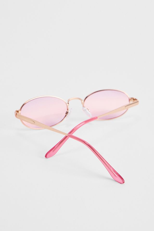 UO Gwyn Metal Oval Sunglasses #3