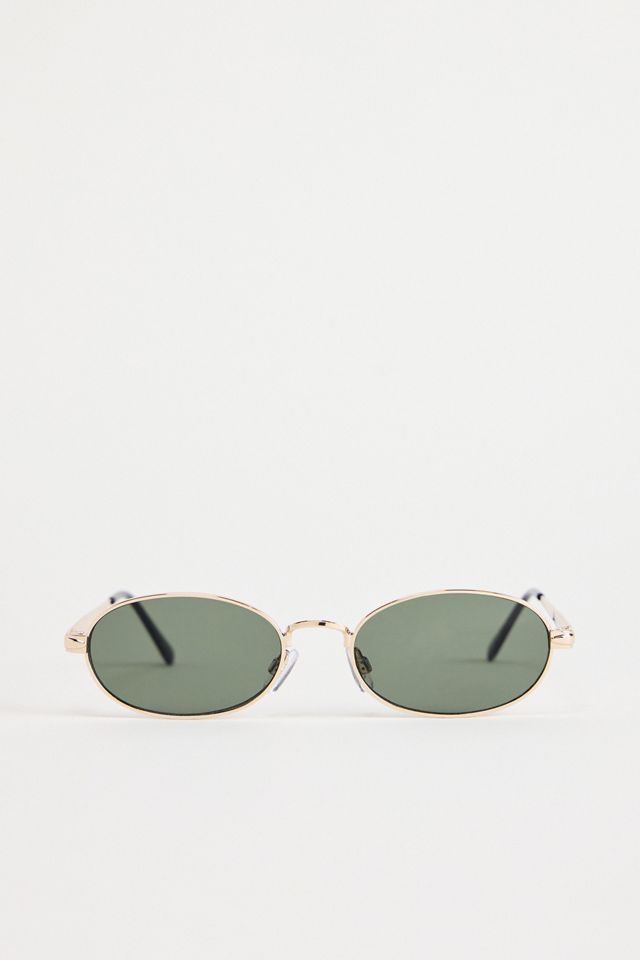 UO Gwyn Metal Oval Sunglasses #2