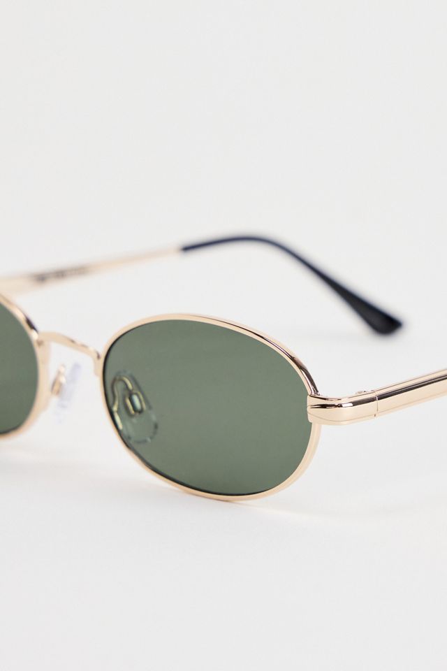 UO Gwyn Metal Oval Sunglasses #3