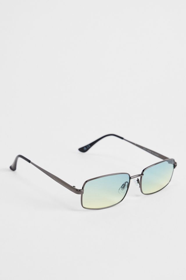 UO Jen Metal Rectangle Sunglasses #2