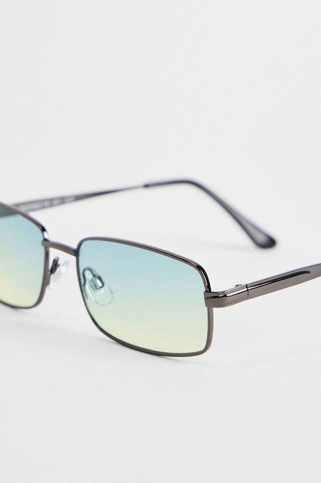 UO Jen Metal Rectangle Sunglasses #3