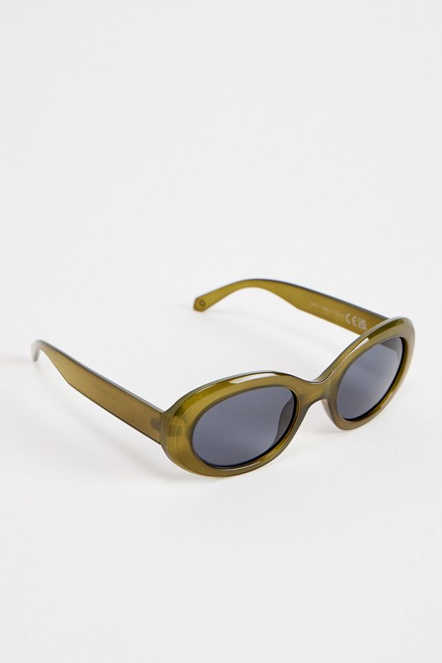 Grandes lunettes de soleil ovales UO Summer #4