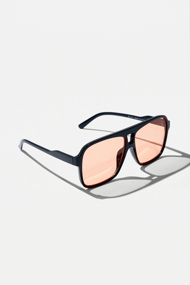 UO - Lunettes de soleil aviateur noires #3