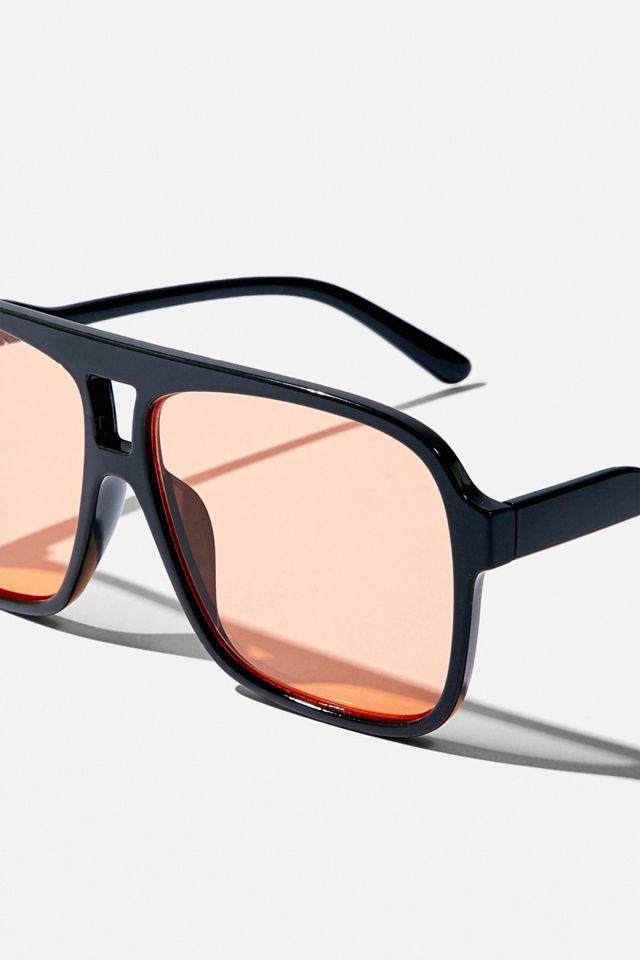 UO - Lunettes de soleil aviateur noires #4