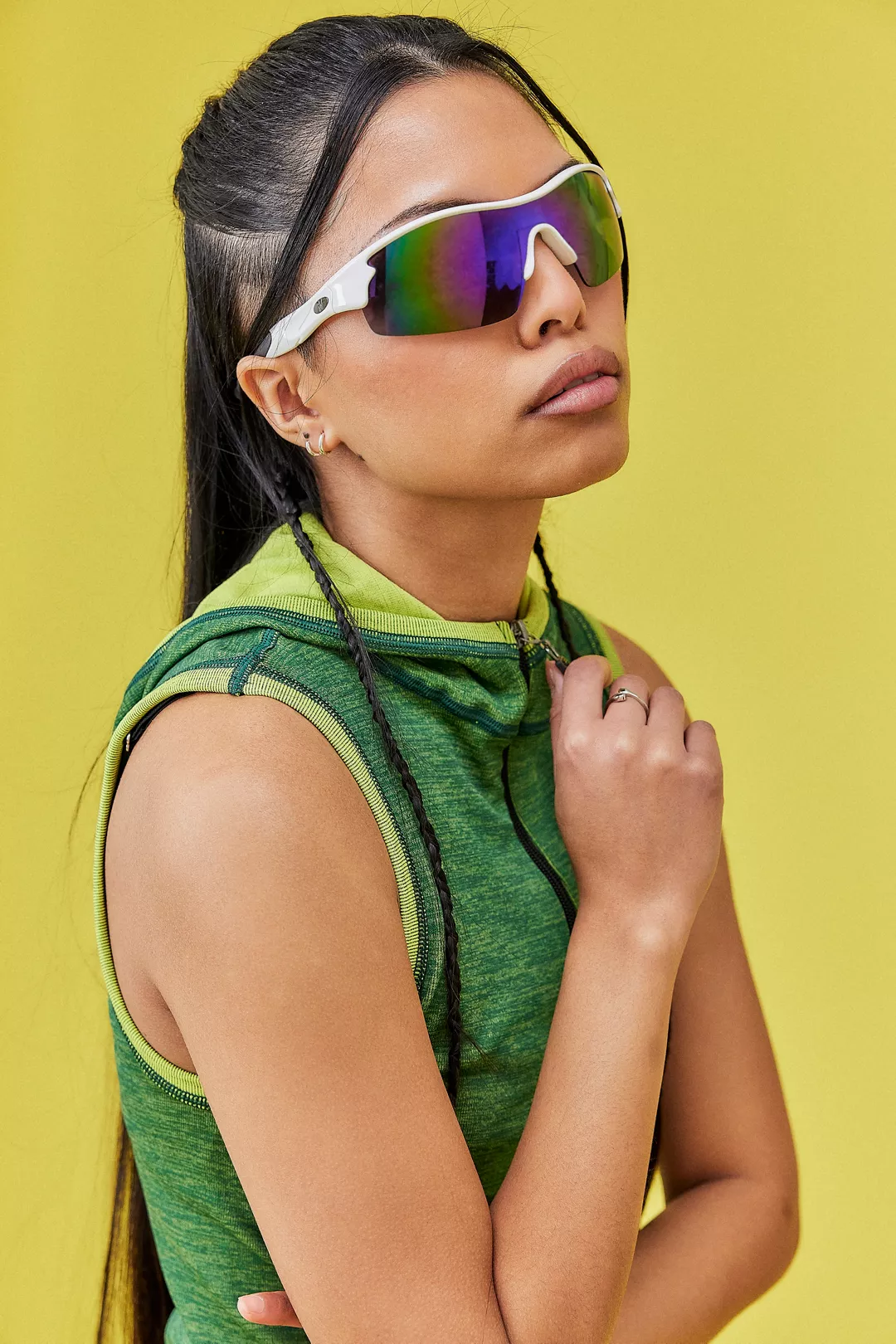 iets frans... Recycled Firdous Visor Sunglasses