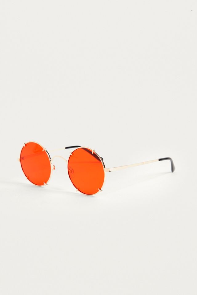 Clipped Round Sunglasses #1
