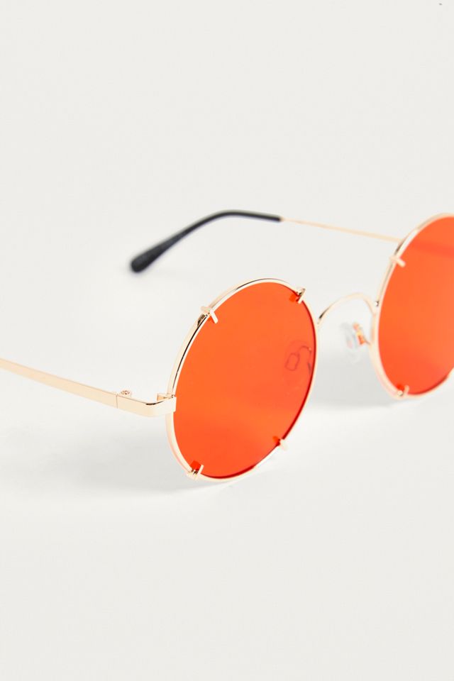 Clipped Round Sunglasses #2