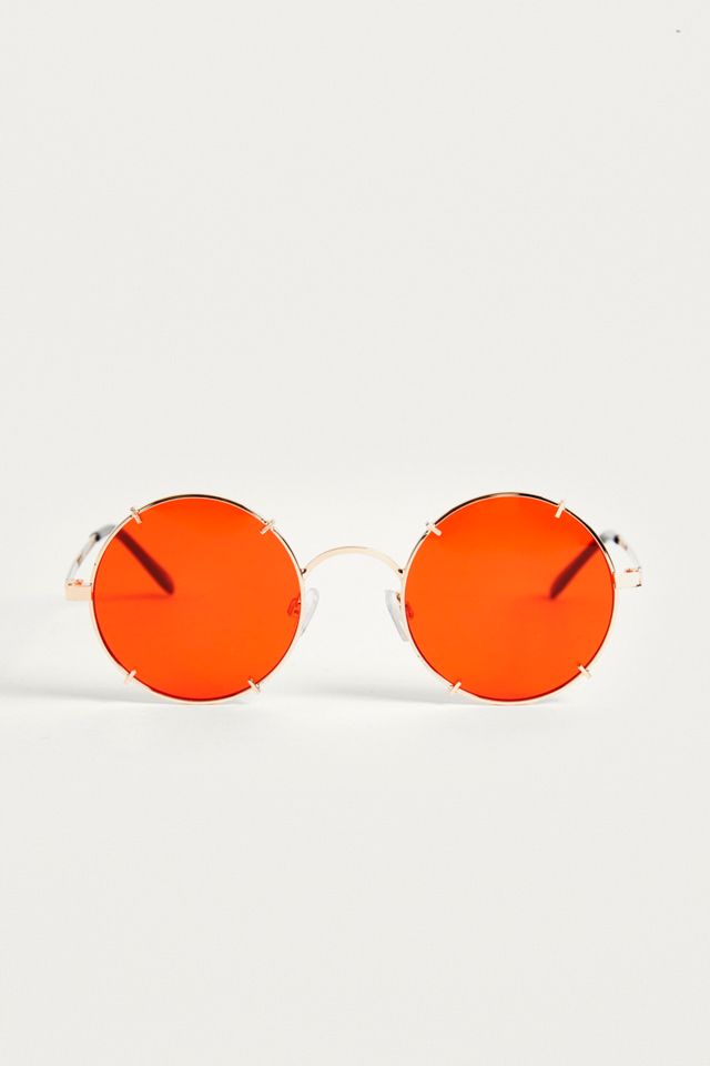Clipped Round Sunglasses #3