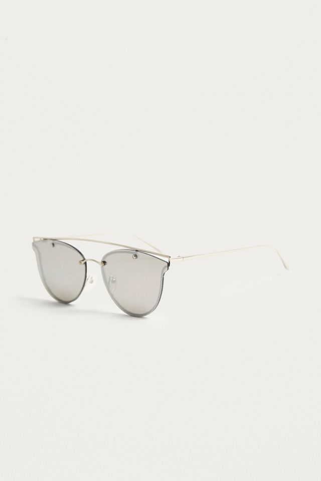 Flat Long Brow Bar Sunglasses #1
