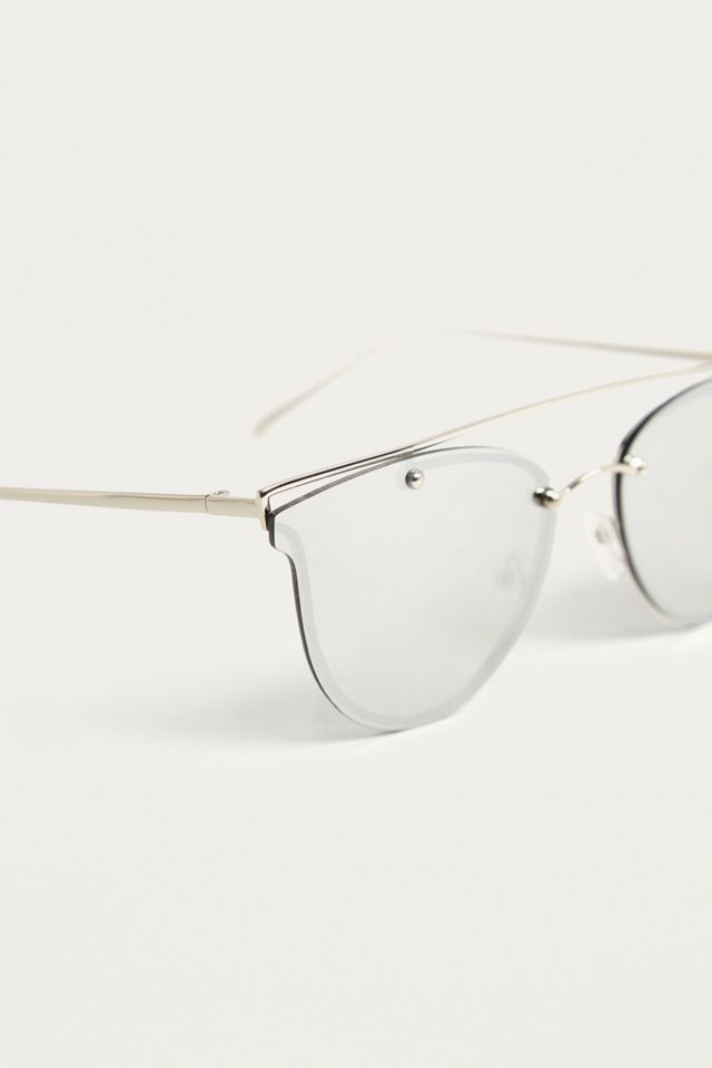 Flat Long Brow Bar Sunglasses #2
