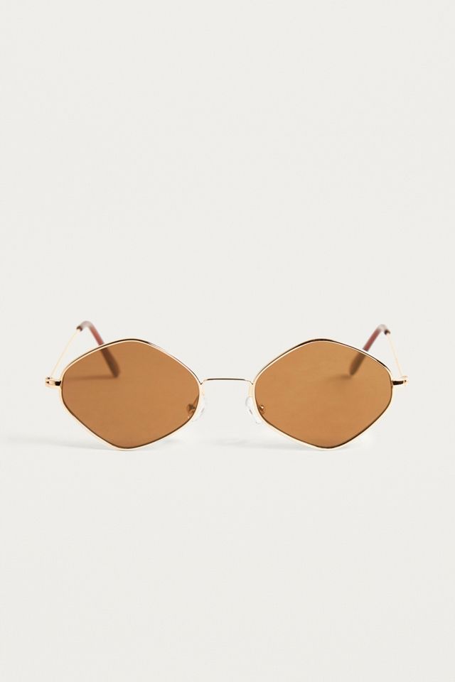 Diamond Oval Sunglasses #1
