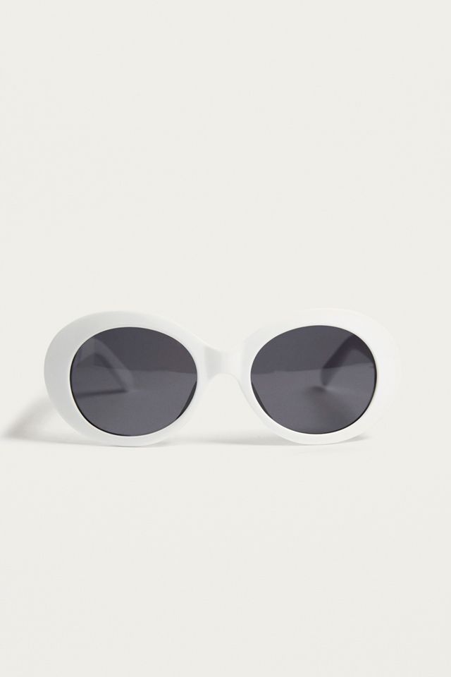 Lunettes de soleil ovales style années 90  #2