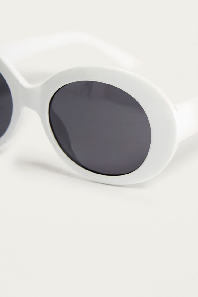 Lunettes de soleil ovales style années 90  #3
