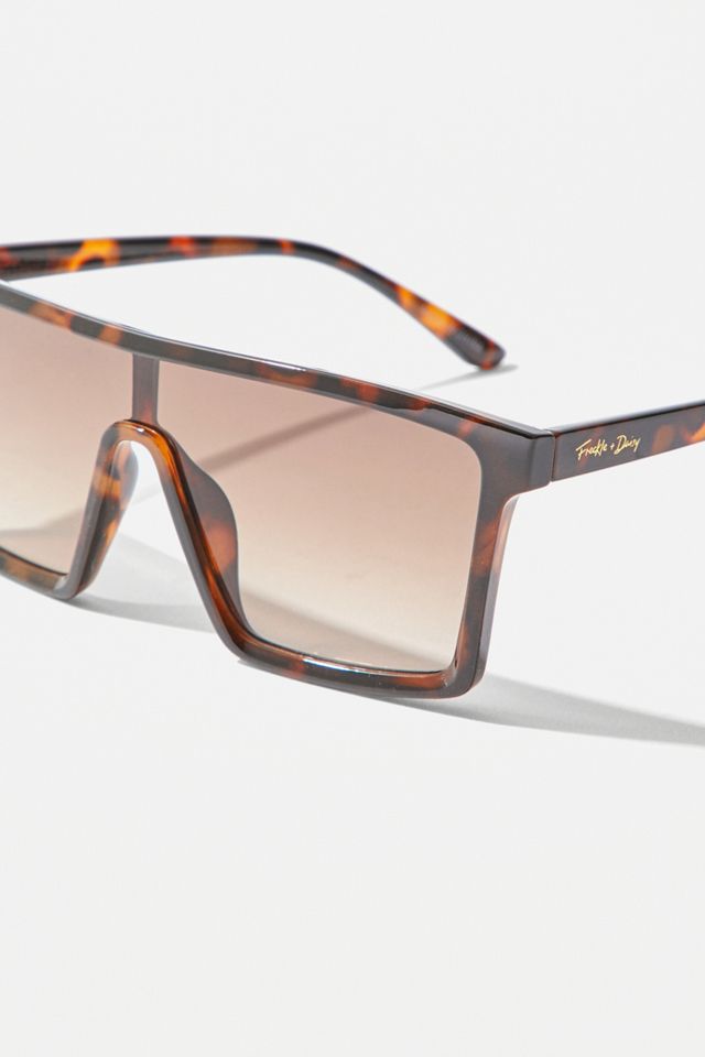 UO - Lunettes de soleil plates effet masque #1