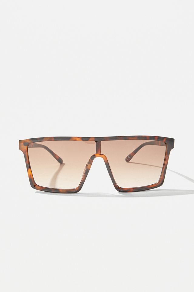 UO - Lunettes de soleil plates effet masque #3