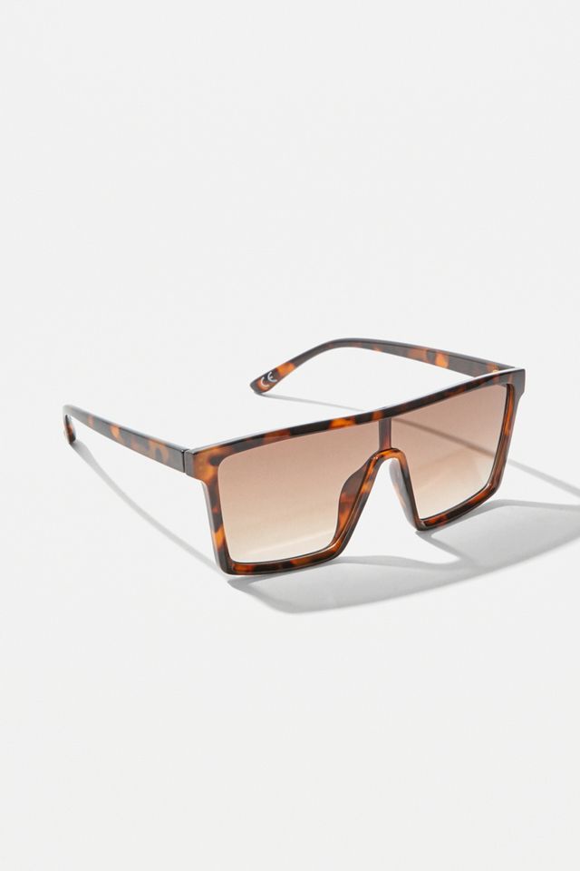 UO - Lunettes de soleil plates effet masque #4